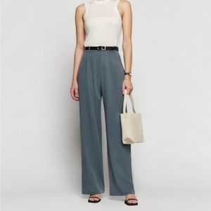 Reformation Mason Pant / Slate / Size 8